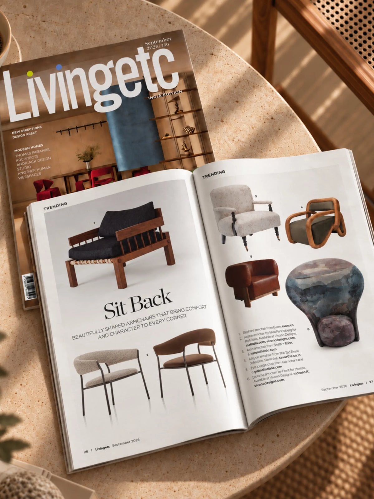 LIVING ETC INDIA | SEPTEMBER 2026 - Sarvatva press feature