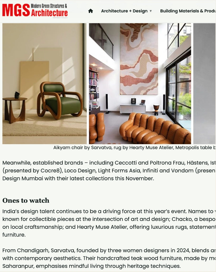 MSG ARCHITECTURE | - Sarvatva press feature