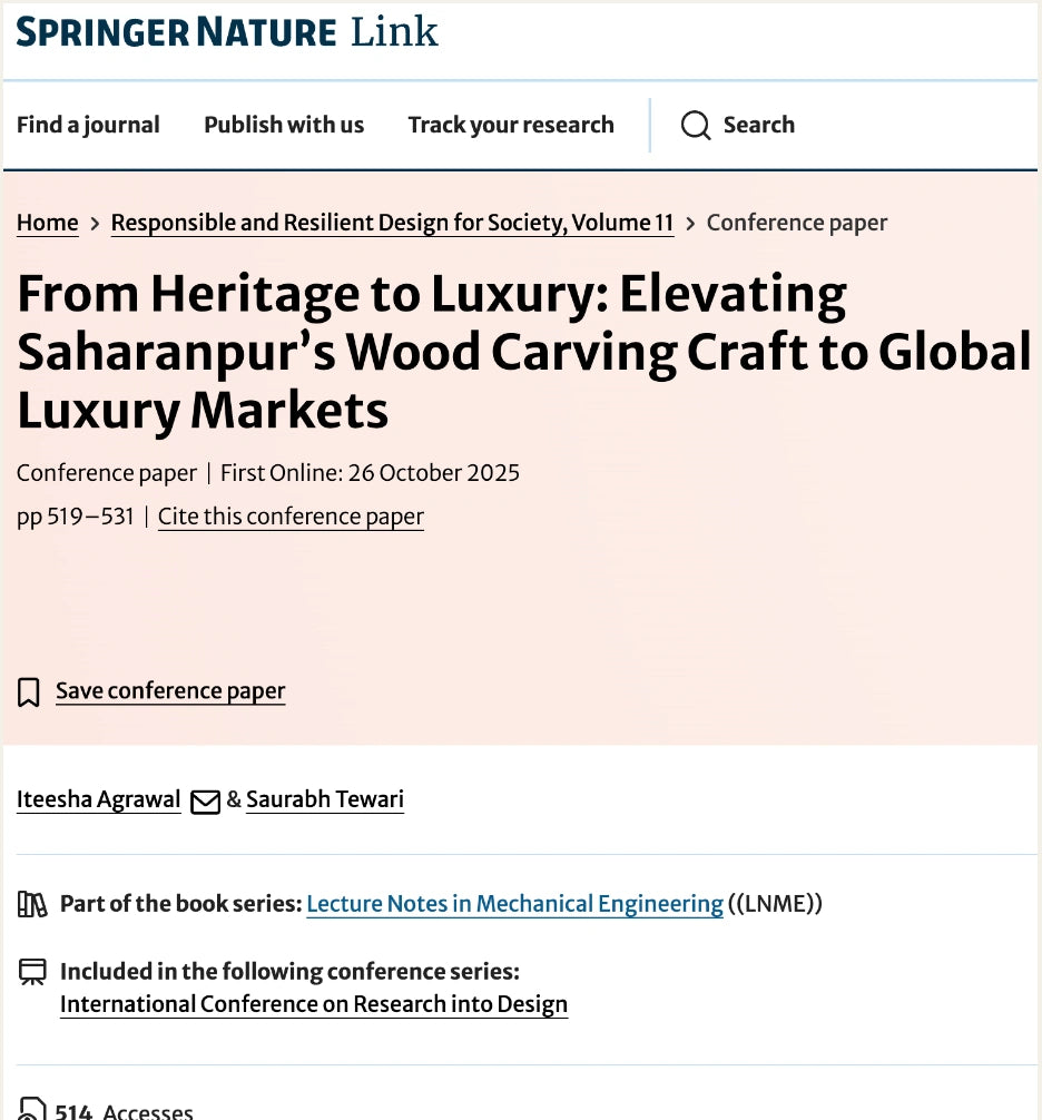 SPRINGER JOURNAL - Sarvatva press feature